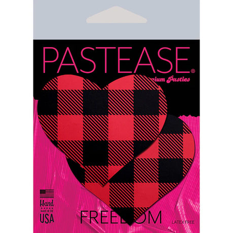 Buffalo Plaid Heart Pasties