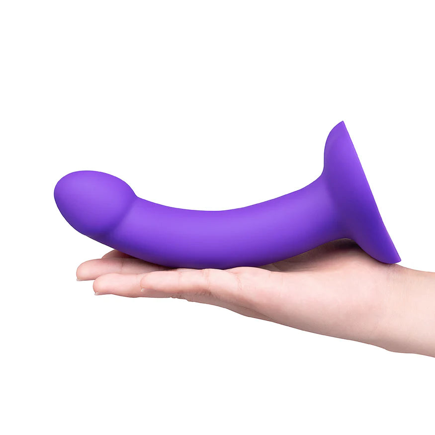 Vibrating Curved Strap On Kit