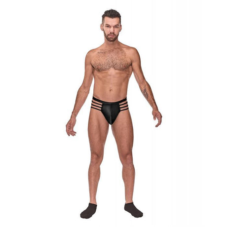 Cage Matte Cage Thong Black S/M