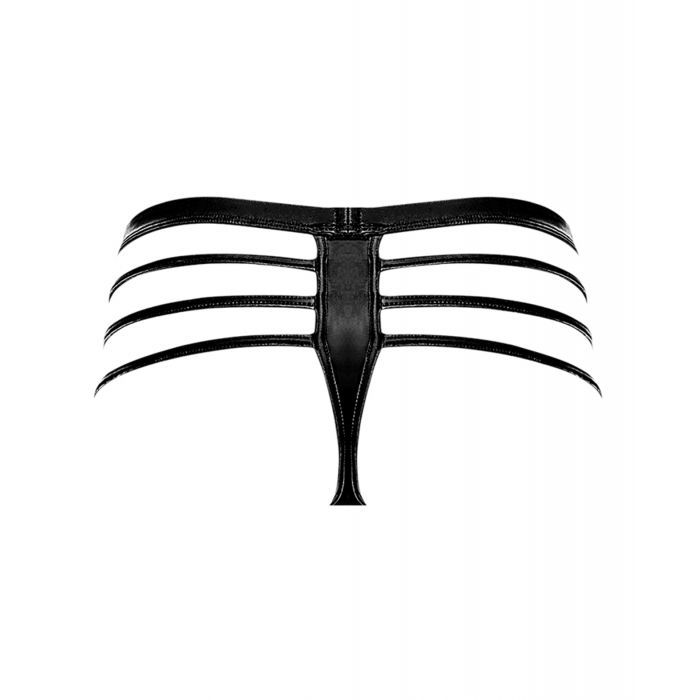 Cage Matte Cage Thong Black S/M