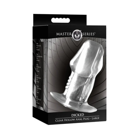 Clear Hollow Anal Plug