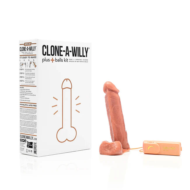 Clone A Willy Plus with Balls - All Colors