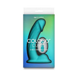 Colours Curve 6 Inch Vibrating Dildo Turquoise