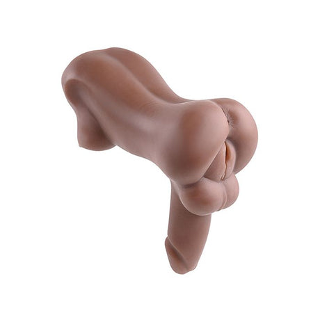 Gender X Complete Package Stroker with a dildo