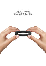 Cool Ring Black Silicone Cockring