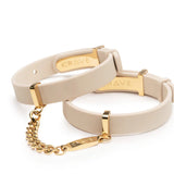 Crave ID Cuffs Beige & 24kt Gold