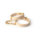 Crave ID Cuffs Beige & 24kt Gold