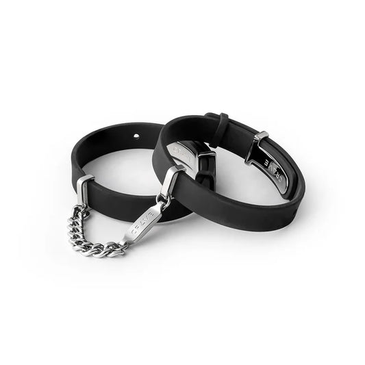 Crave ID Cuffs Black & Silver