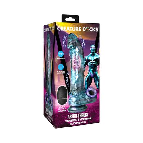 Astro-Thrust 8.7 Inch Thrusting & Vibrating Dildo