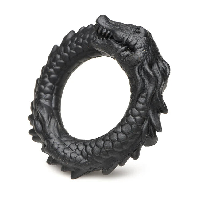 Creature Cocks Black Caiman Silicone Cock Ring