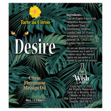 Desire Pheromone Massage Oil Citrus 4oz