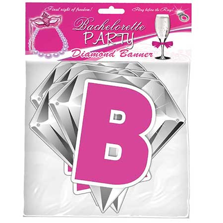 Diamond Bachelorette Party Banner