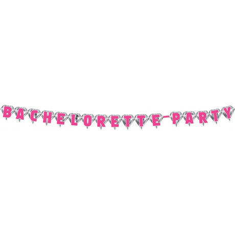 Diamond Bachelorette Party Banner