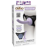 Dillio Platinum Body Dock SE Pegging Harness with 5 in. Silicone Dildo