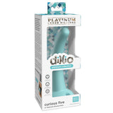 Dillio Curious Five 5 in. Platinum Silicone Dildo - All Colors