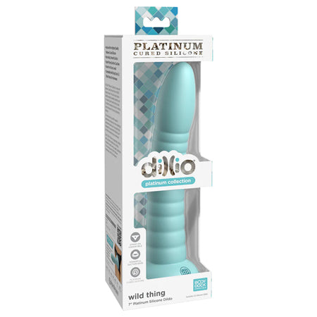 Dillio Wild Thing 7 in. Platinum Silicone Dildo - All Colors