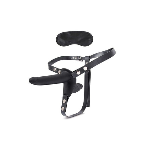 Double Ended Silicone Strap-on Harness Dildo