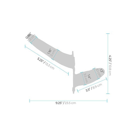 Double Ended Silicone Strap-on Harness Dildo