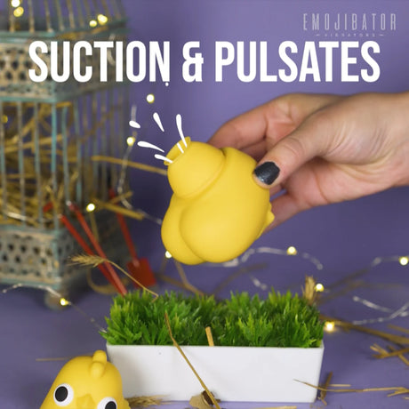 Emojibator Chickie Emoji Vibrator & Suction