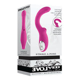 Evolved Strike A Pose Posable Tapping Suction Vibrator