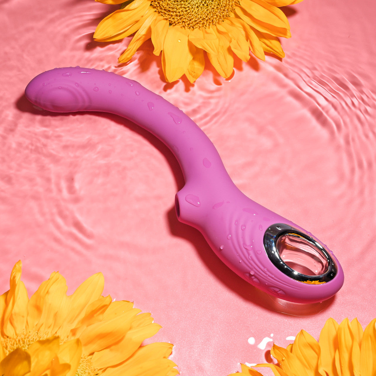 Evolved Strike A Pose Posable Tapping Suction Vibrator