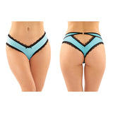 Dahlia Cheeky Hipster With Lace Trim & Keyhole Cutout  - Smaller Sizes