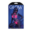 Glow Lights Off Halter Bralette & Cage Panty - All Sizes