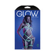 Glow Night Vision Glow In The Dark Lace Strappy Teddy - All Sizes