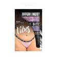 Vibes Bitch Lace Thong Panty 3 Pack - Queen Size