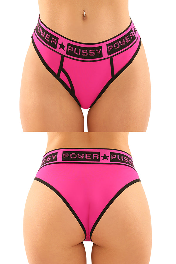 Vibes Pussy Power Buddy 2 Pack Micro Brief & Lace Thong - All Sizes