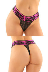 Vibes Pussy Power Buddy 2 Pack Micro Brief & Lace Thong - All Sizes