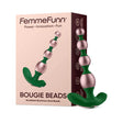 Bougie Beads Vibrating Anal Beads Rose Gold and Green