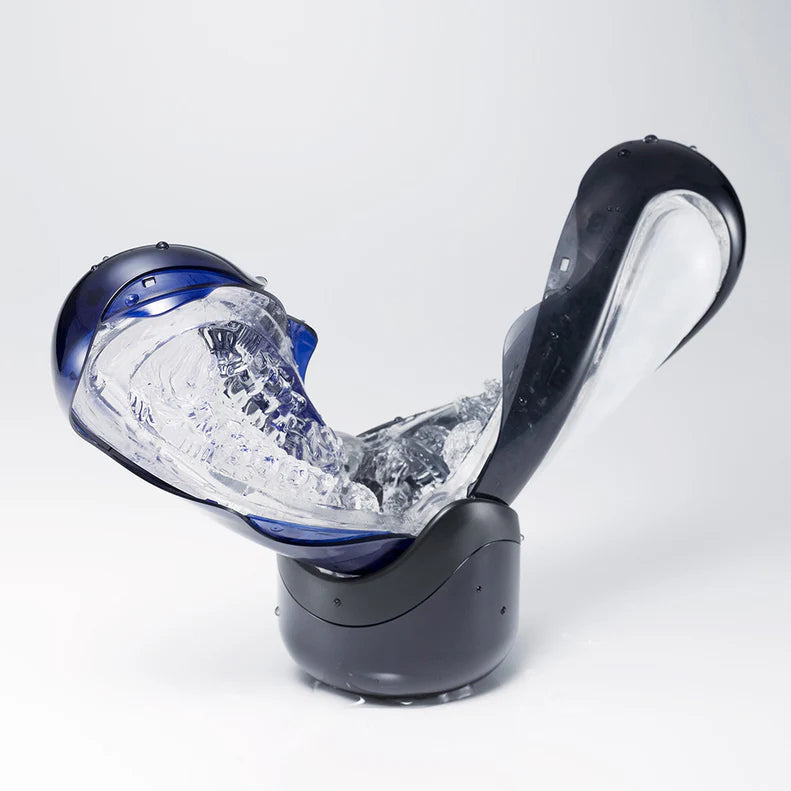 Tenga Flip 360 purple black and clear colored stroker