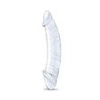 Girthy Realistic Glass Double Dong Dildo 10.5 inch