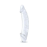 Girthy Realistic Glass Double Dong Dildo 10.5 inch