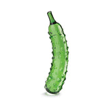 Caressing Cucumber 8.25 in Glass Dildo