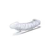 Girthy Realistic Glass Double Dong Dildo 10.5 inch