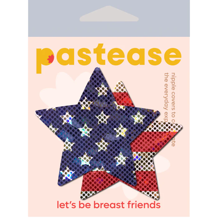 Pastease Glitter Stars & Stripes Patriotic Star Pasties