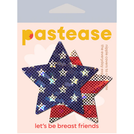 Pastease Glitter Stars & Stripes Patriotic Star Pasties