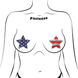 Pastease Glitter Stars & Stripes Patriotic Star Pasties