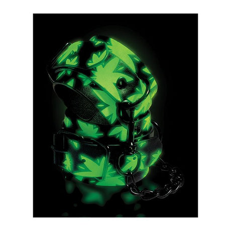 Stoner Vibes Glow in the Dark Wrist Cuffs