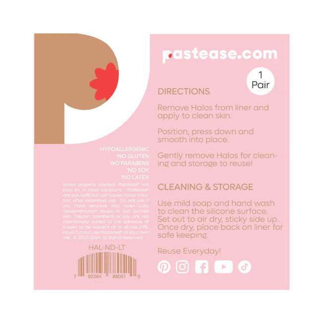 Neon Pink Glow Silicone Nipple Covers