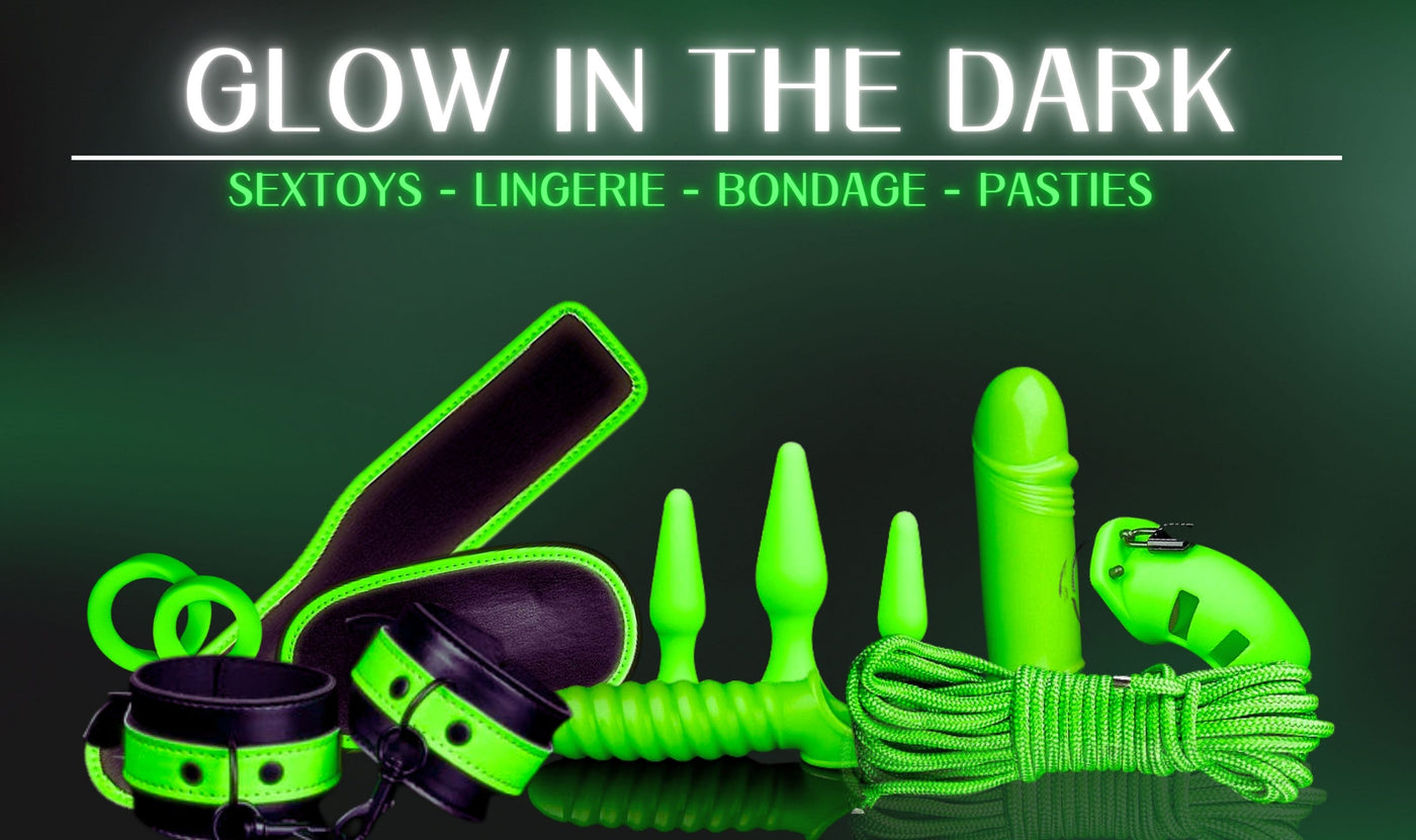 Glow in the dark sex toys lingerie pasties nipple covers and more