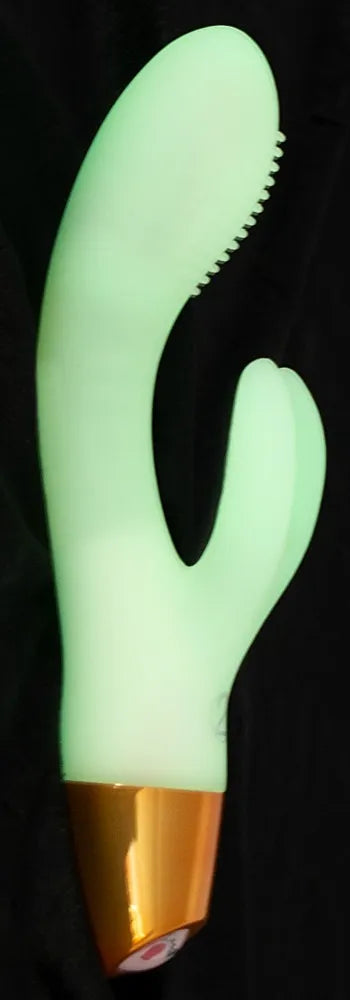 Glow in the Dark Rabbit Dual Stimulator Vibrator