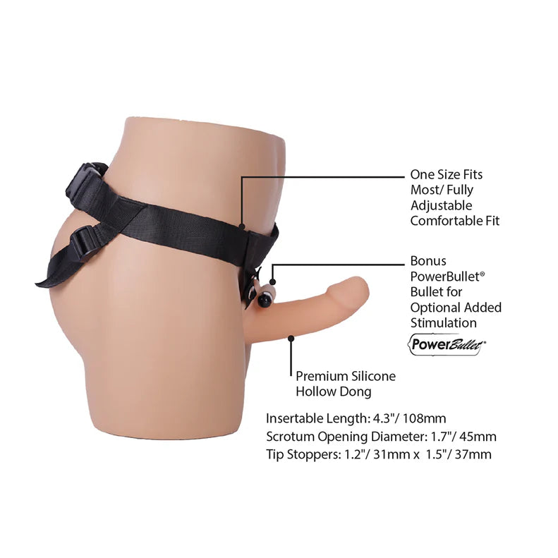 addiction hollow dildo strap on harness