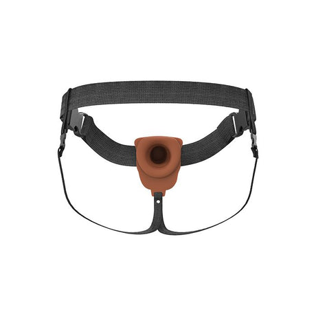 7 Inch Vibrating Hollow Strap On Harness 