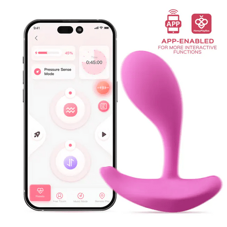 Honey Play Box Oly 2 Pressure Sensing Wearable Vibrator - Pink
