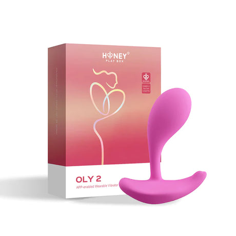 Honey Play Box Oly 2 Pressure Sensing Wearable Vibrator - Pink