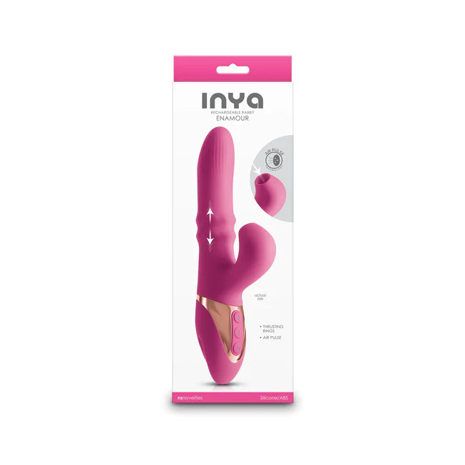 INYA Enamour Thrusting Vibrator - Pink