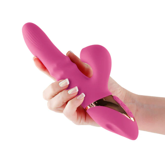 INYA Enamour Thrusting Vibrator - Pink